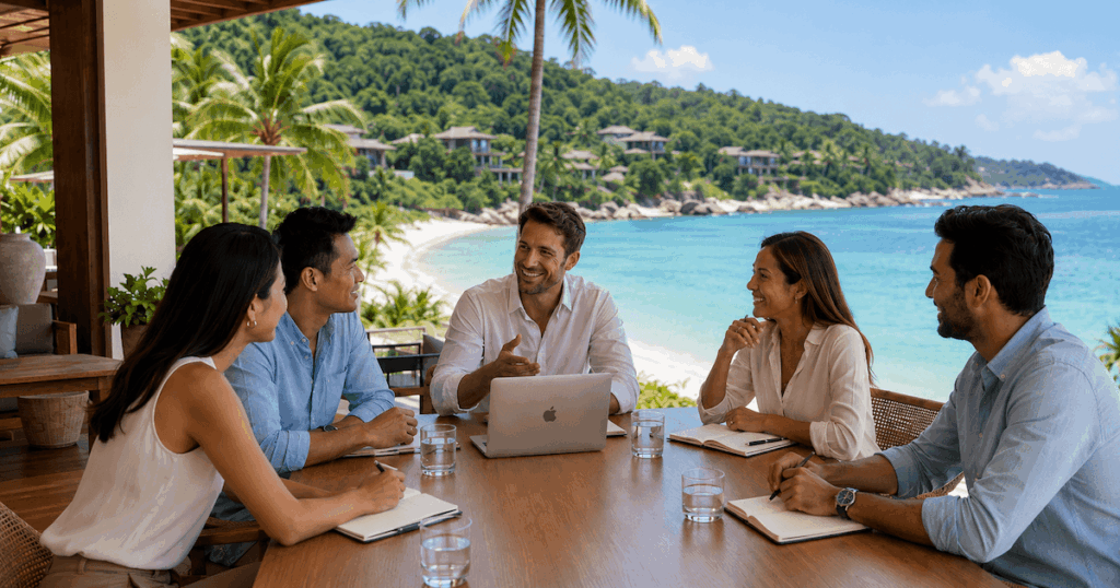 company retreat ideas phuket