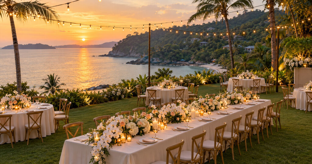 wedding reception ideas phuket